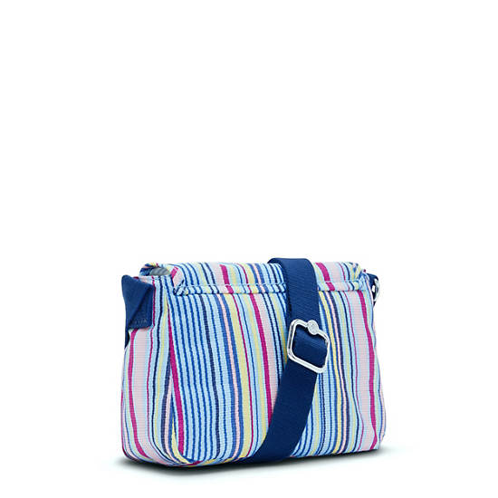 Kipling Sabian Klassieke Printed Crossbody Mini Tassen Blauw | BE 1340PJ